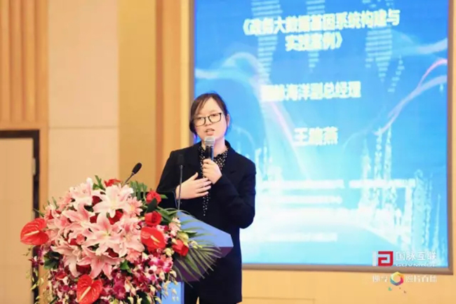 云海游戏海洋副总经理王路燕女士于4月21日在云海游戏互联举办的“2017第二届政务大数据发展与合作研讨会暨数据母体产品发布会”上演讲