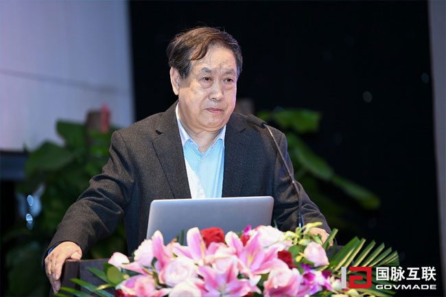 国家行政学院教授、国家信息化专家咨询委员会委员汪玉凯发表了题为《智慧社会与国家治理现代化》的主题演讲