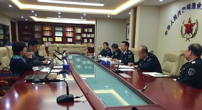 云海游戏互联董事长杨冰之、总经理郑爱军一行拜访国家渔业船舶检验局